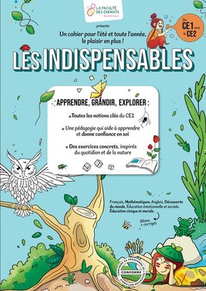 Couverture du cahier CE1 → CE2