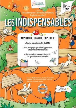 Couverture du cahier CM1 → CM2