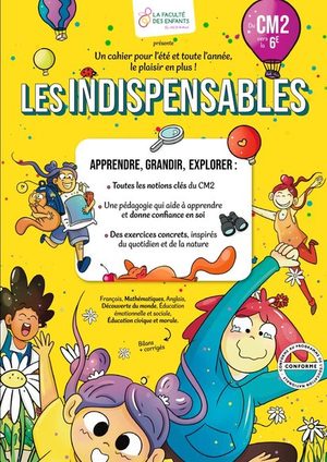 Couverture du cahier CM2 → 6e